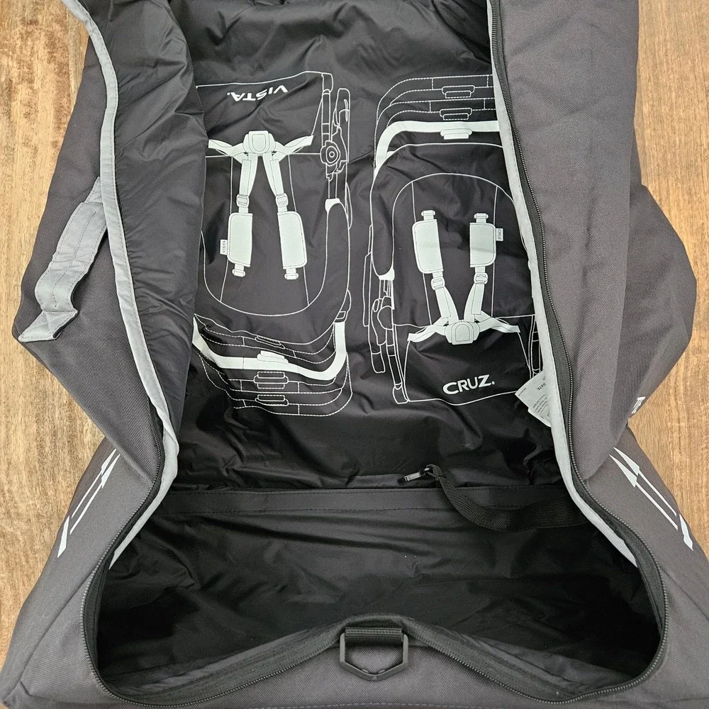 UPPAbaby Stroller Travel Bag Wheels 0920-STB-WW TravelSafe Storage Vista Cruz V2